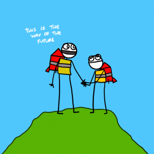 'This is the way of the future' por Sam Brown (explodingdog.com)