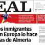 Ridículo titular sobre la inmigración que llega a Almería